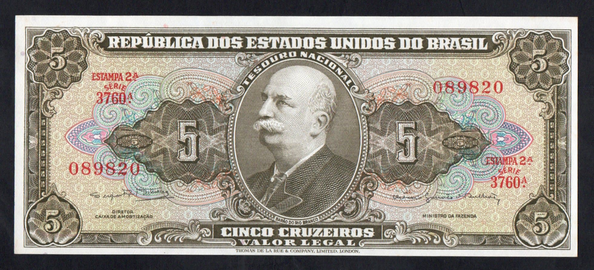 C074 - 5 CRUZEIROS - 1964 - Imagem 1