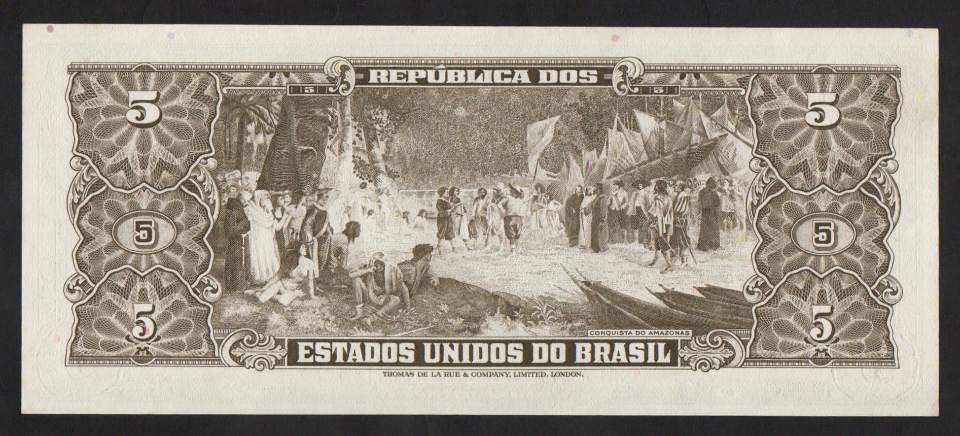 C074 - 5 CRUZEIROS - 1964 - Imagem 2