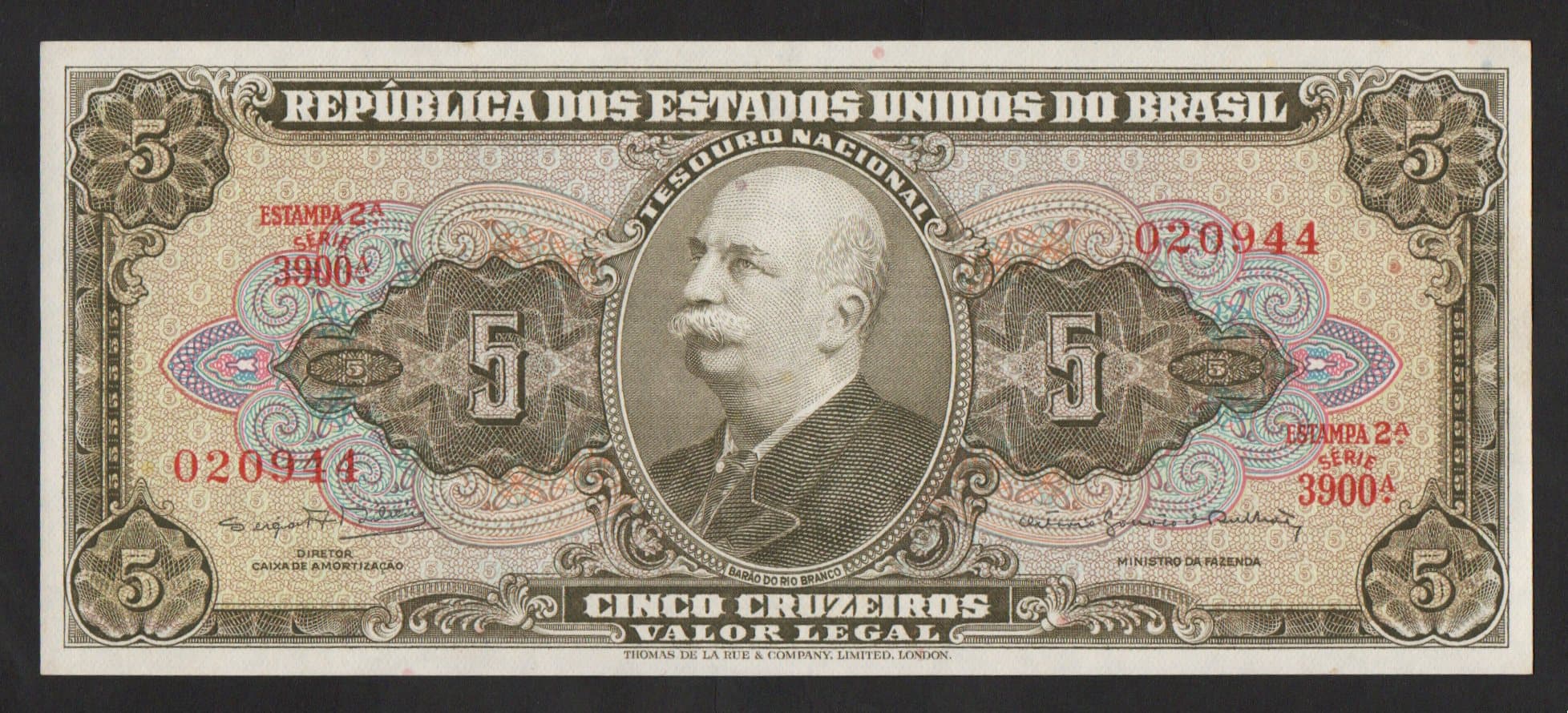 C074 - 5 CRUZEIROS - 1964 - Imagem 1
