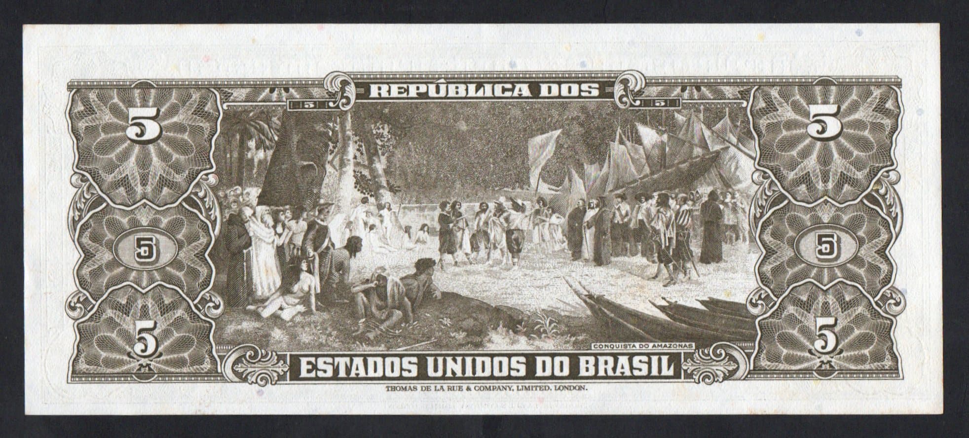 C074 - 5 CRUZEIROS - 1964 - Imagem 2
