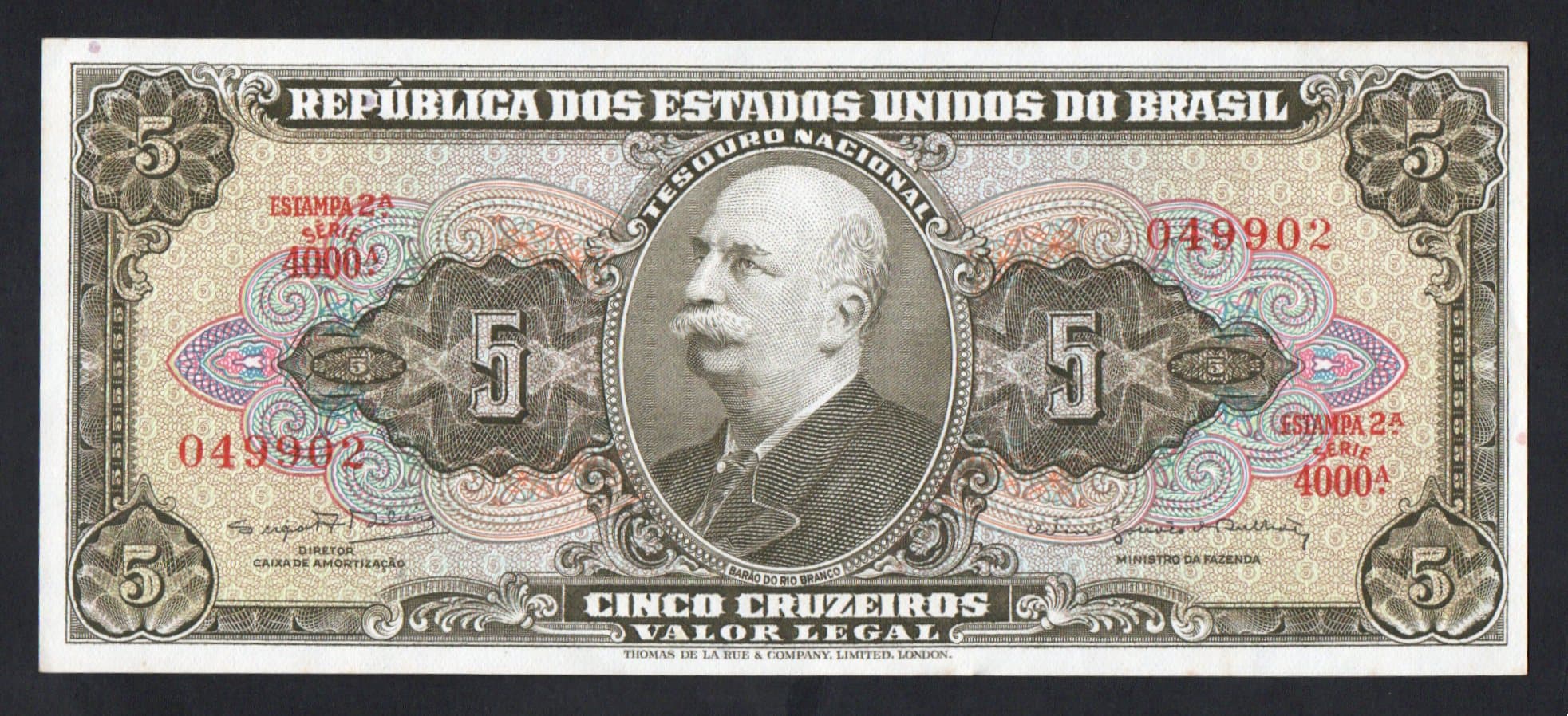 C074 - 5 CRUZEIROS - 1964 - Imagem 1