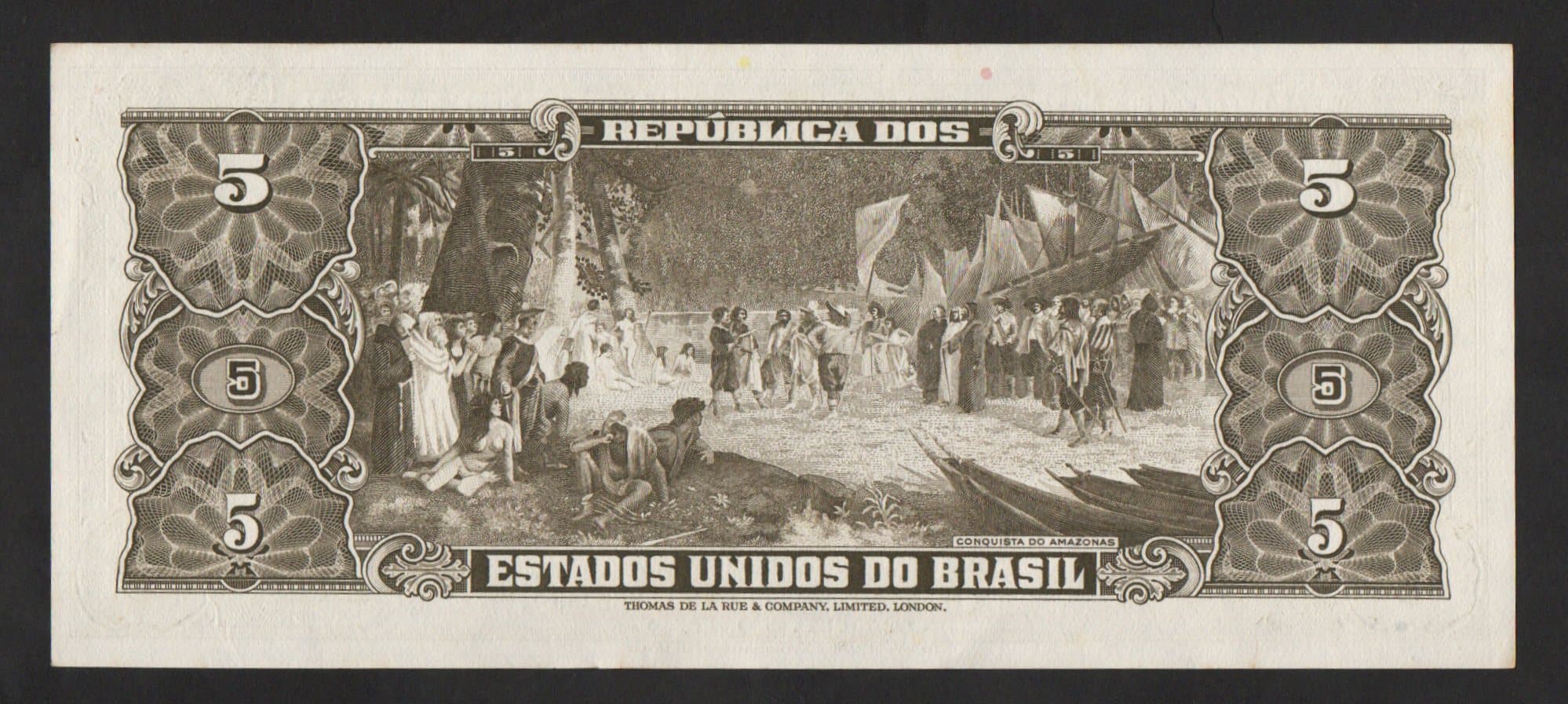 C074 - 5 CRUZEIROS - 1964 - Imagem 2