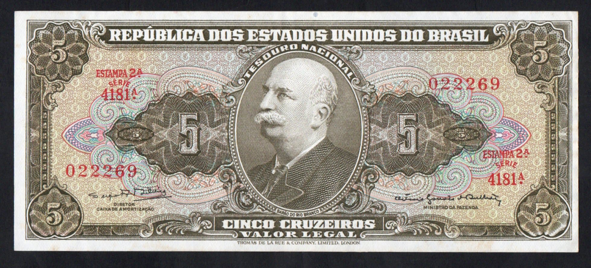C074A - 5 CRUZEIROS - 1964 - Imagem 1