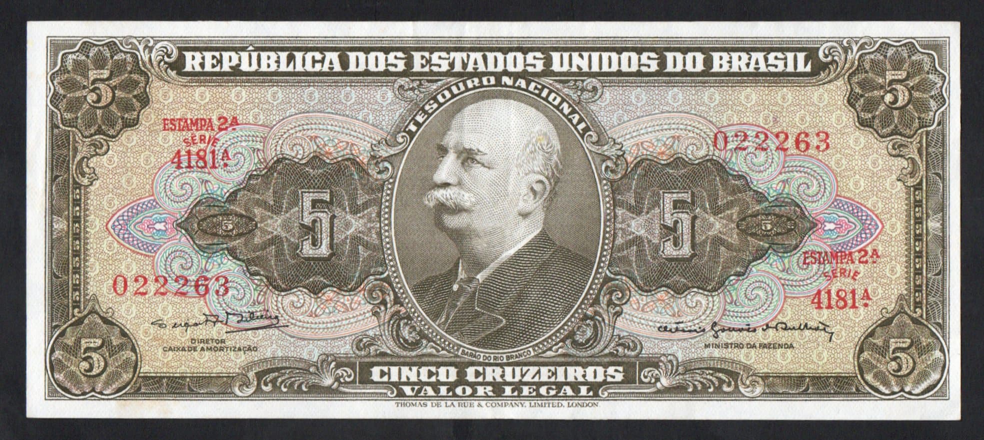 C074A - 5 CRUZEIROS - 1964 - Imagem 1