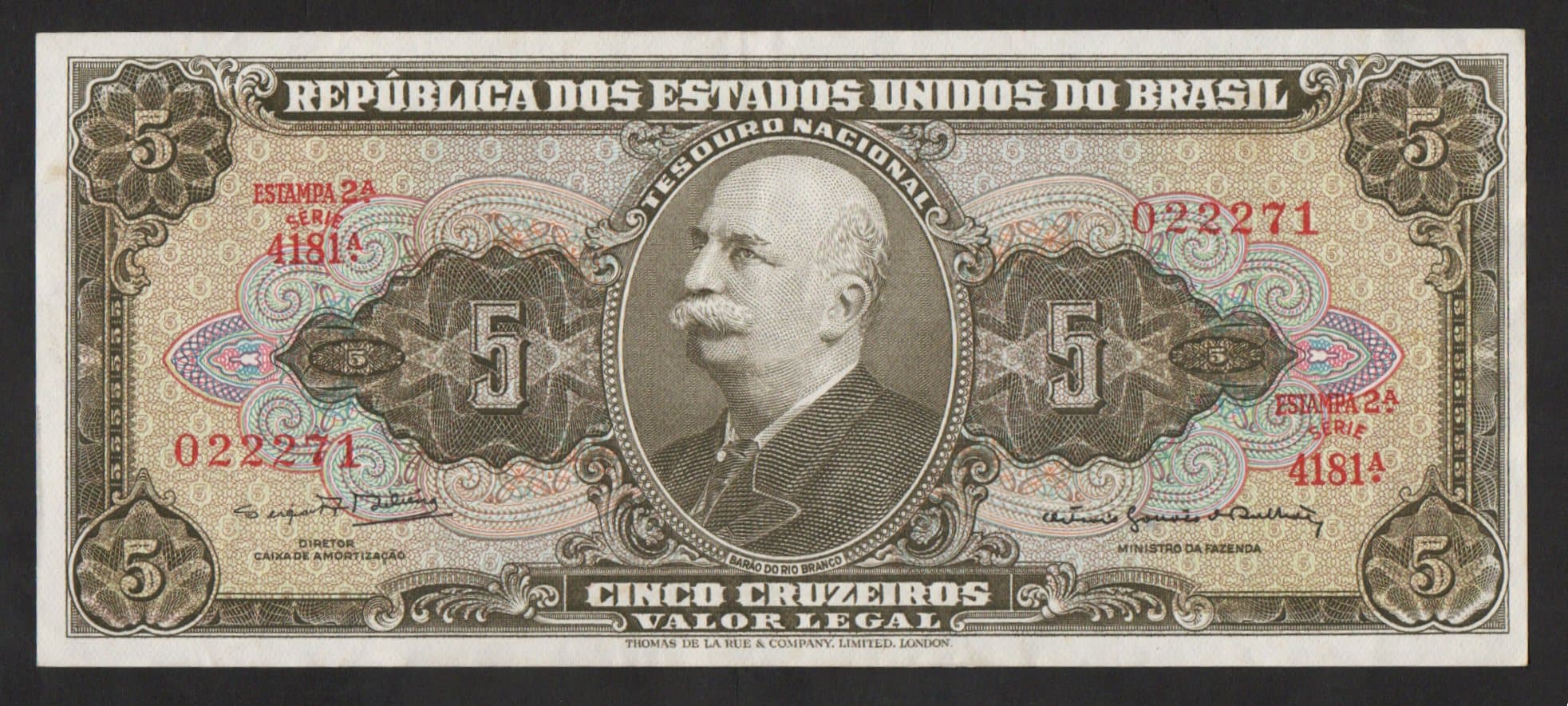 C074A - 5 CRUZEIROS - 1964 - Imagem 1