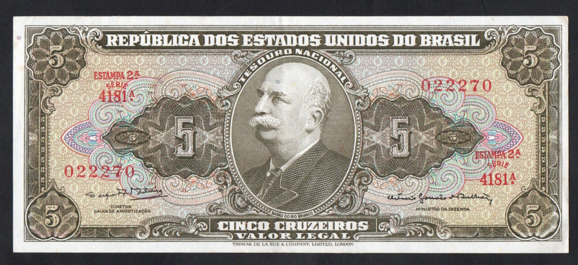 C074A - 5 CRUZEIROS - 1964 - Imagem 1