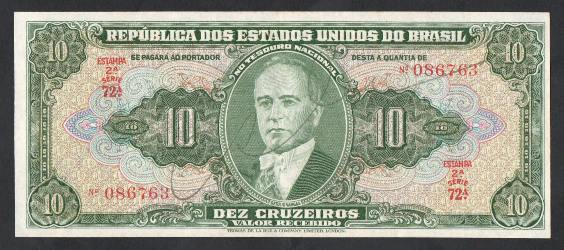 C075 - 10 CRUZEIROS - 1950 - Imagem 1