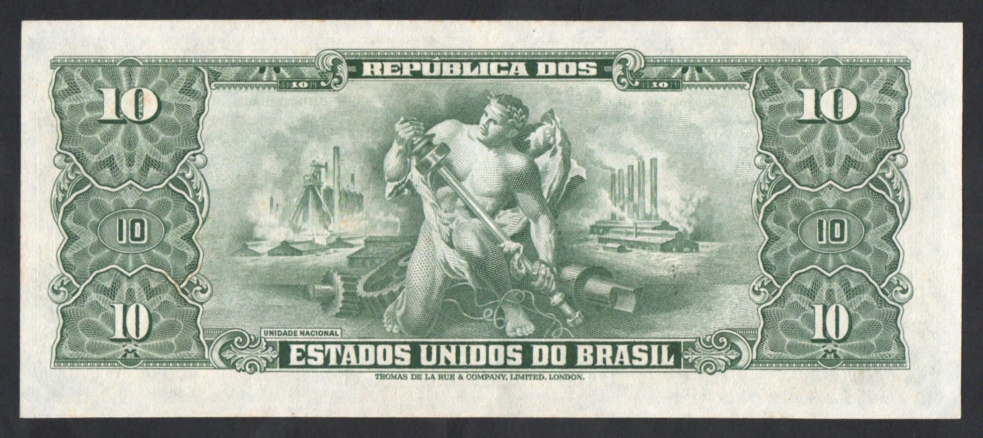 C075 - 10 CRUZEIROS - 1950 - Imagem 2