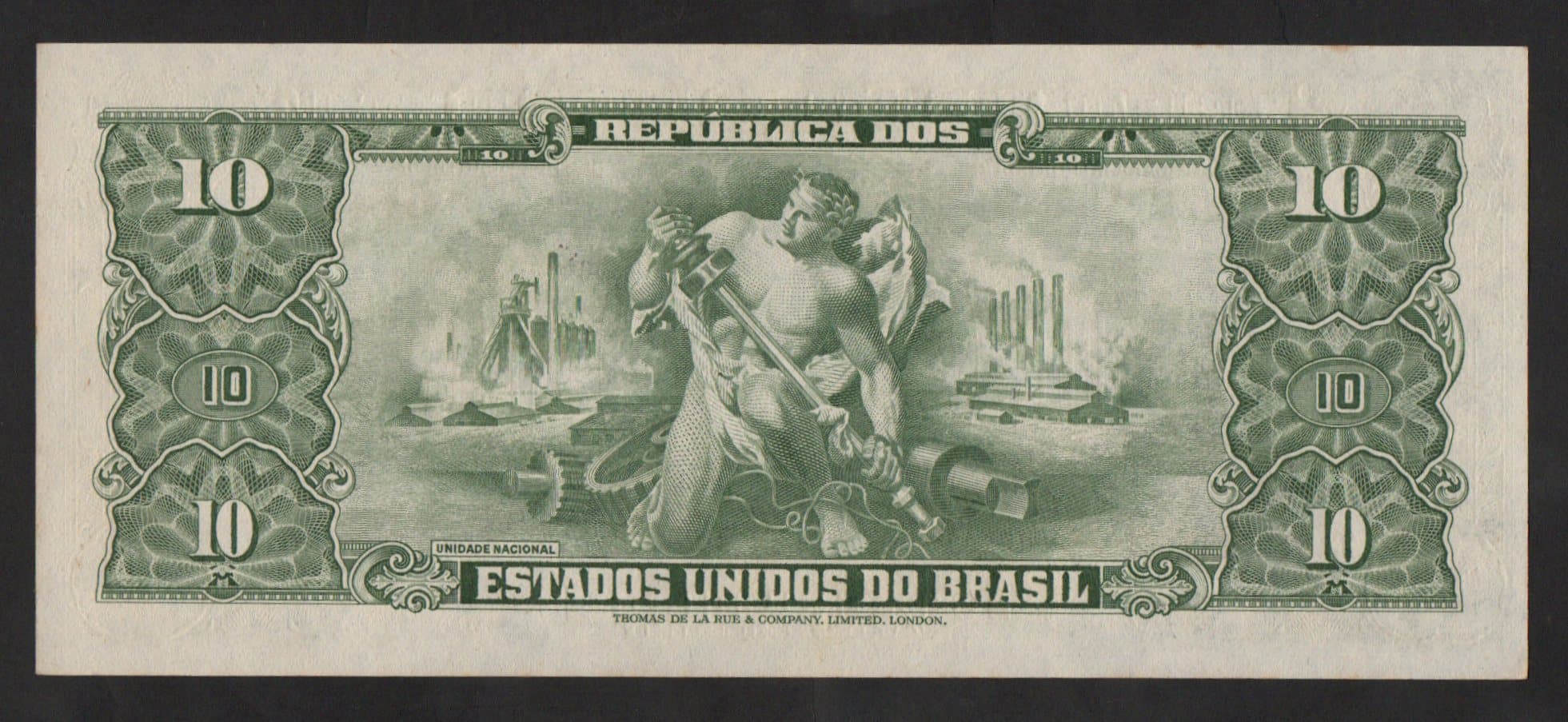 C075 - 10 CRUZEIROS - 1950 - Imagem 2