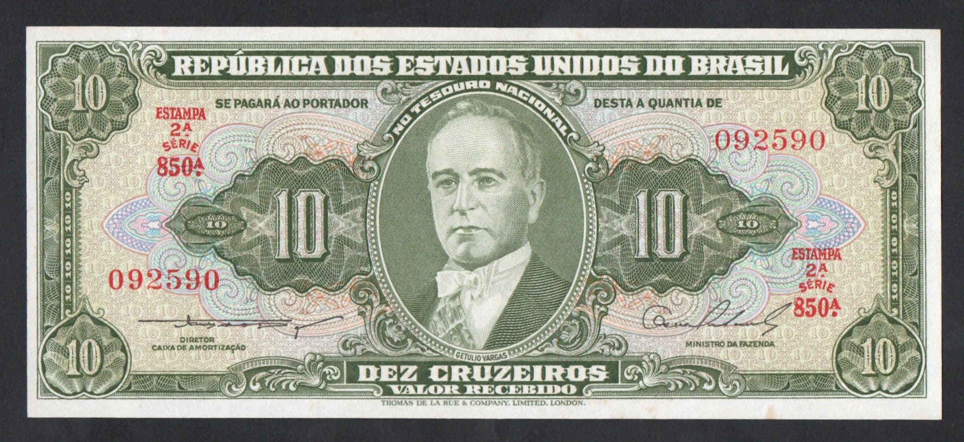 C077 - 10 CRUZEIROS - 1954 - Imagem 1