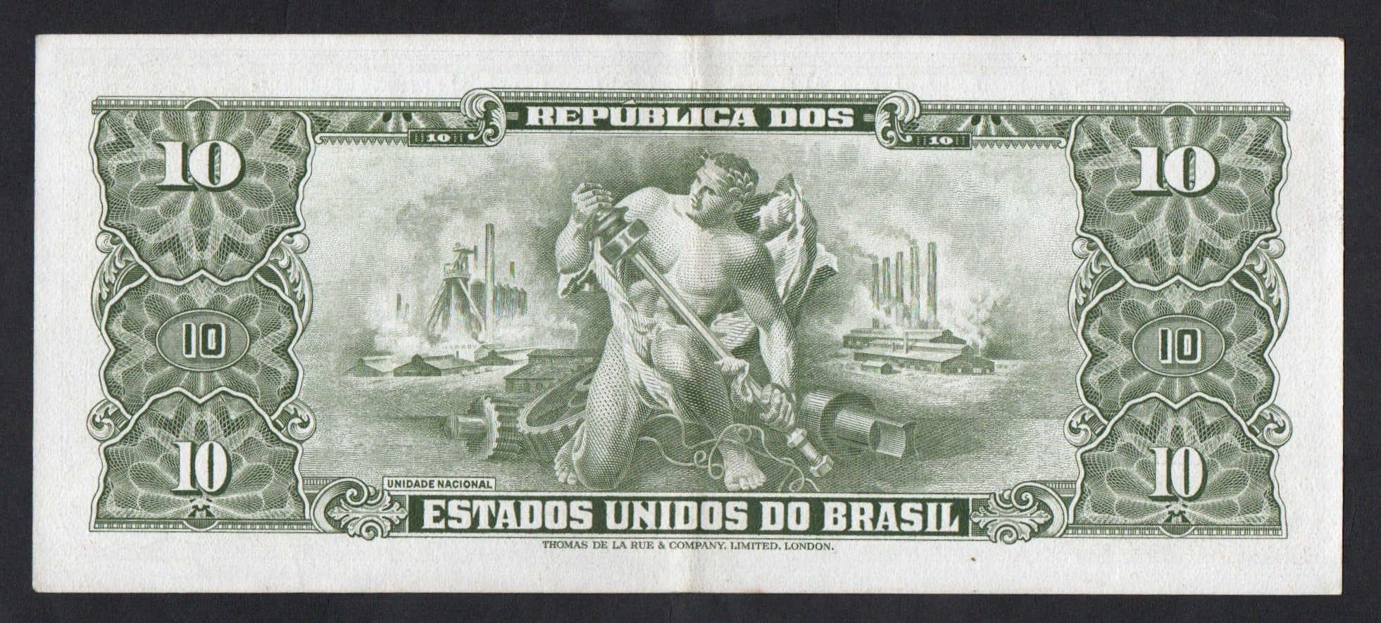 C078 - 10 CRUZEIROS - 1956 - Imagem 2