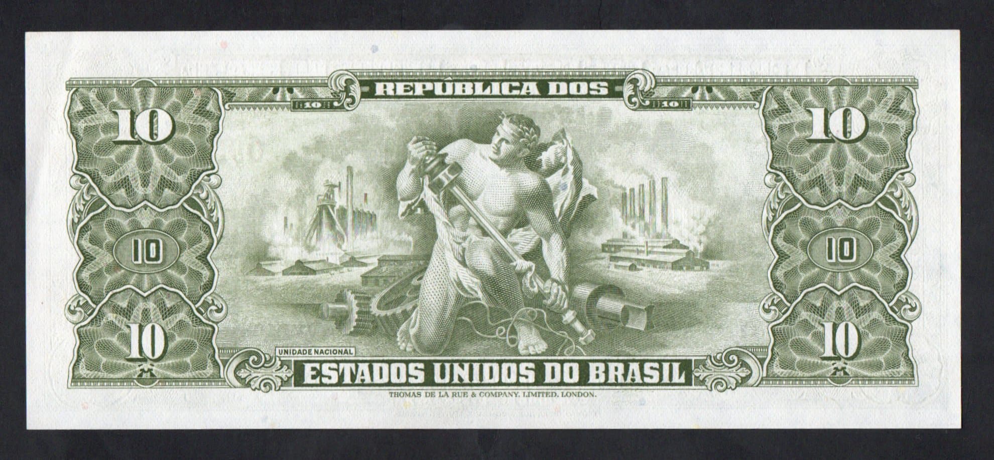 C082 - 10 CRUZEIROS - 1962 - Imagem 2