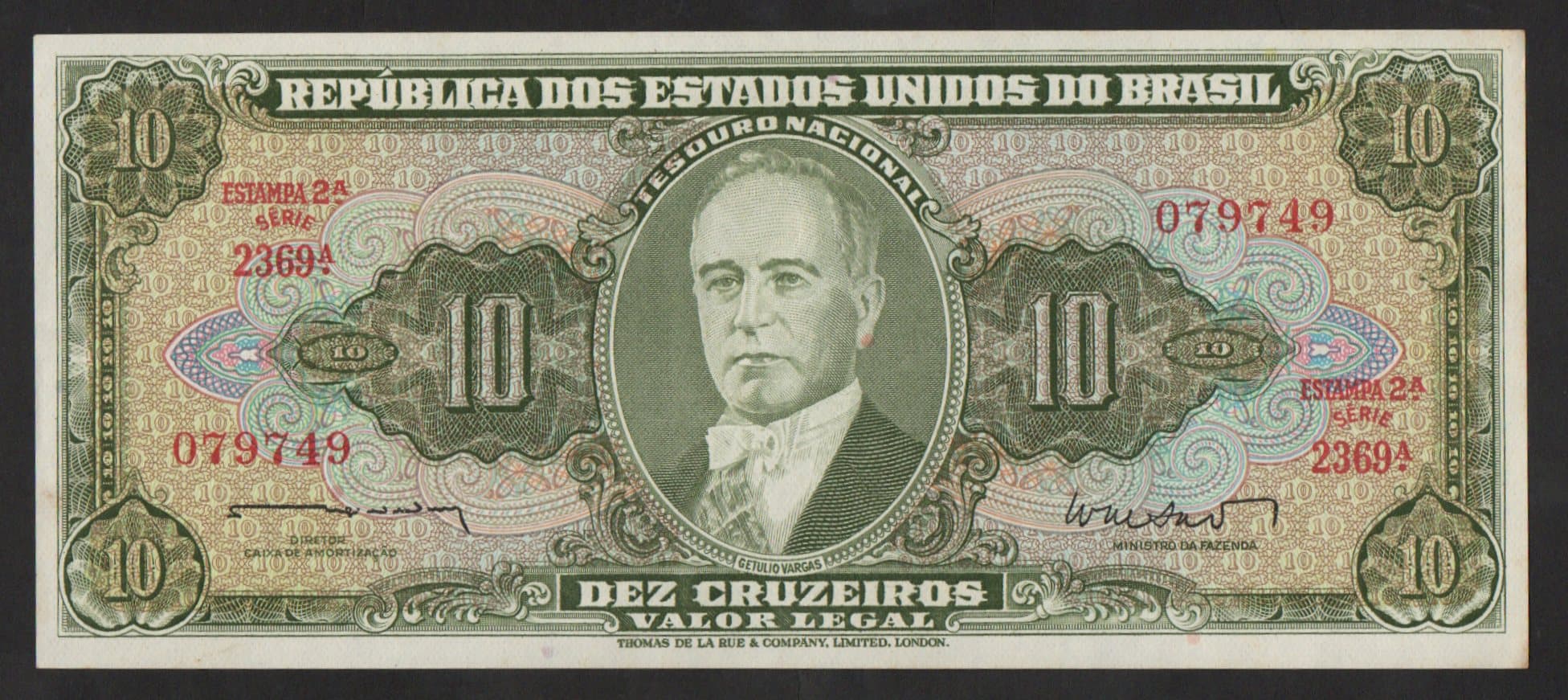 C082 - 10 CRUZEIROS - 1962 - Imagem 1