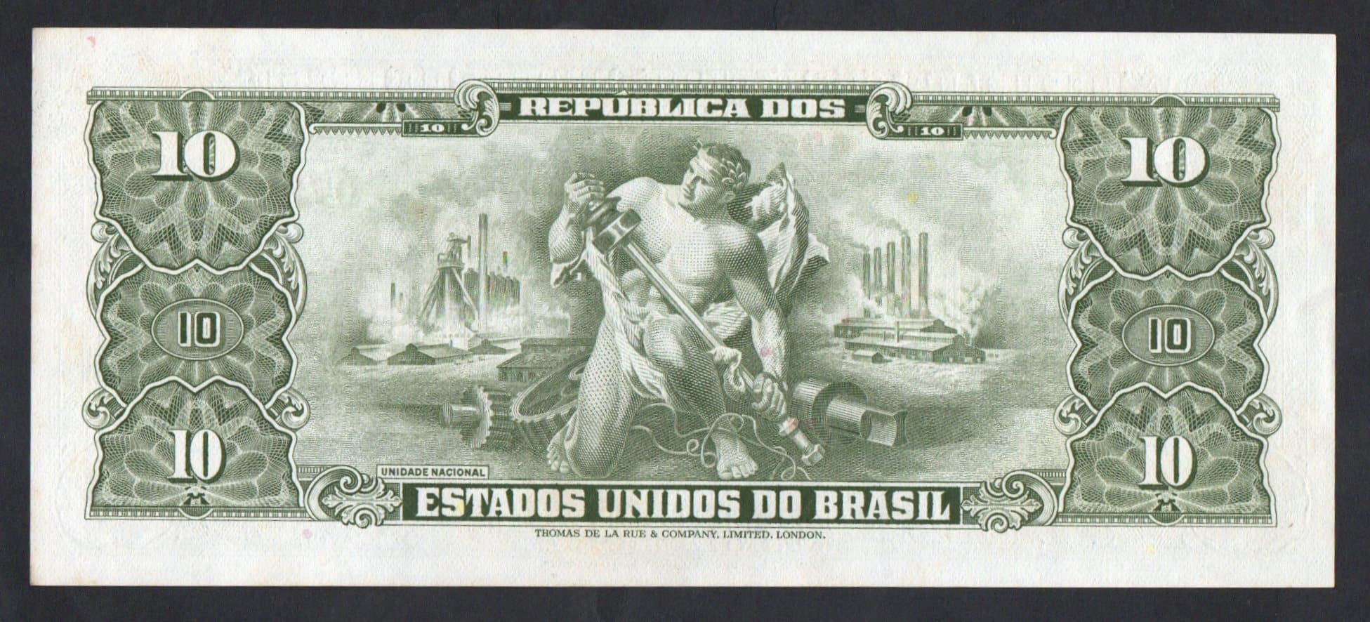 C082 - 10 CRUZEIROS - 1962 - Imagem 2