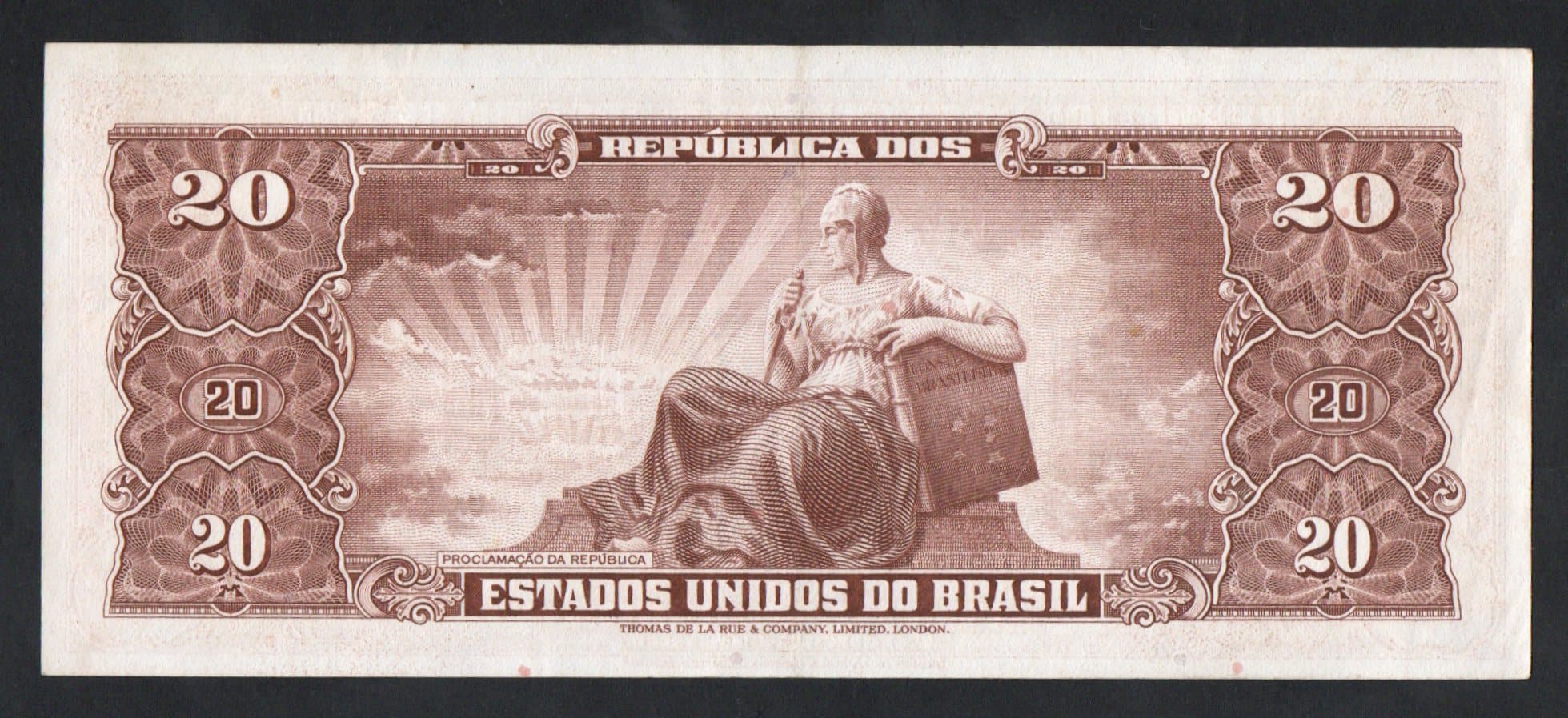 C085 - 20 CRUZEIROS - 1958 - Imagem 2