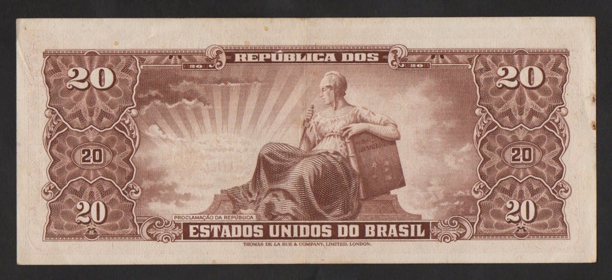 C085 - 20 CRUZEIROS - 1958 - Imagem 2