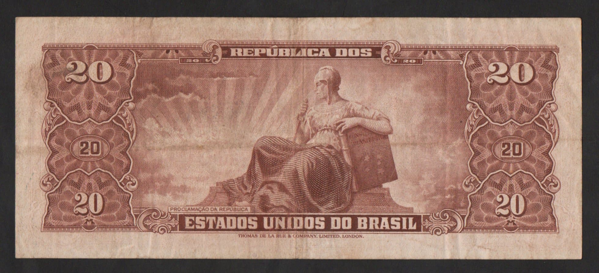 C085 - 20 CRUZEIROS - 1958 - Imagem 2