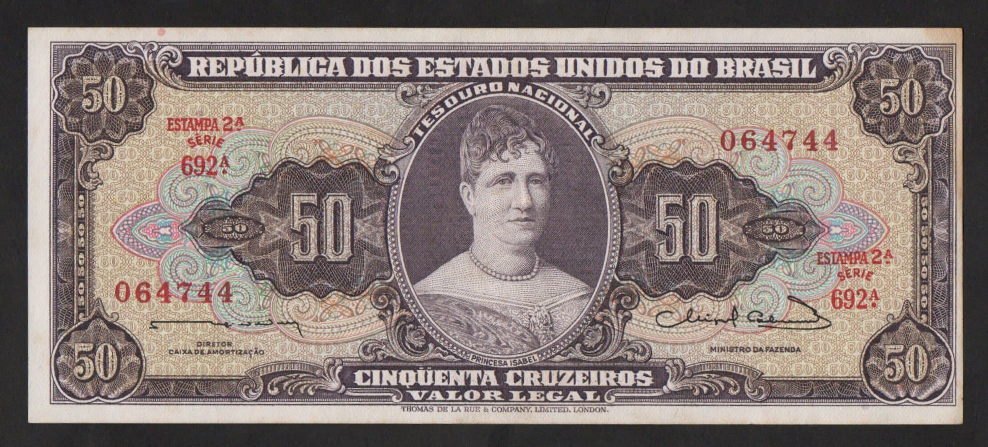C093 - 50 CRUZEIROS - 1963 - Imagem 1