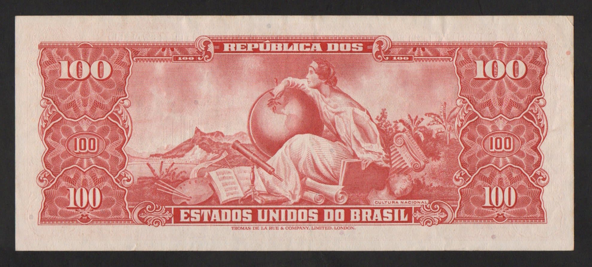 C096 - 100 CRUZEIROS - 1963 - Imagem 2