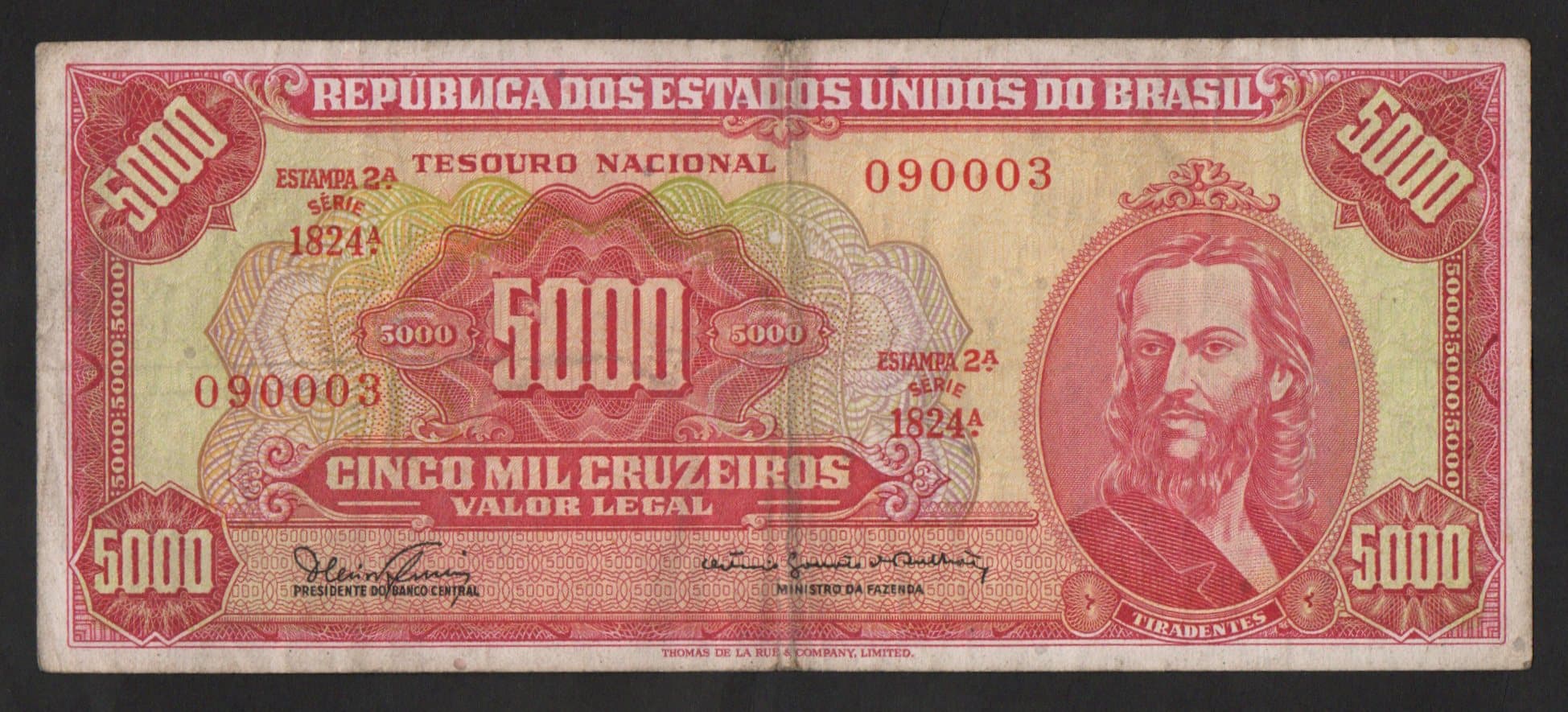 C110 - 5000 CRUZEIROS - 1965 - Imagem 1