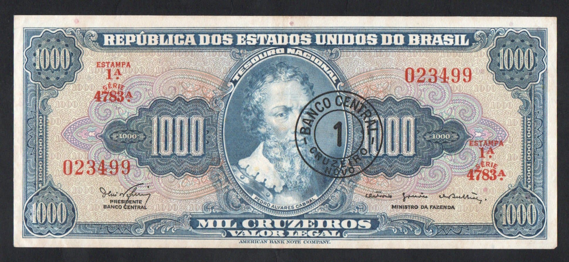 C121 - 1 CRUZEIRO NOVO - 1967 - Imagem 1