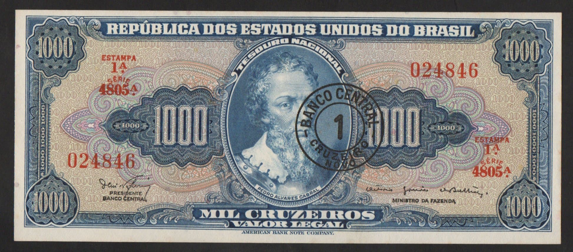 C121 - 1 CRUZEIRO NOVO - 1967 - Imagem 1