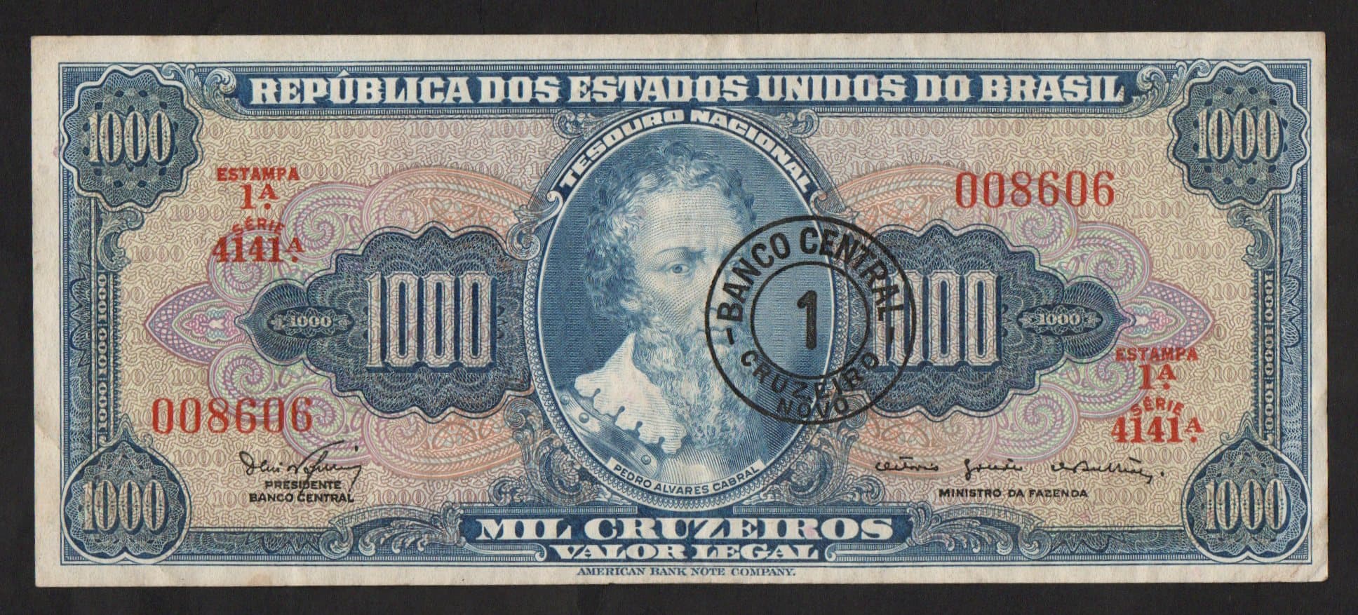 C121 - 1 CRUZEIRO NOVO - 1967 - Imagem 1