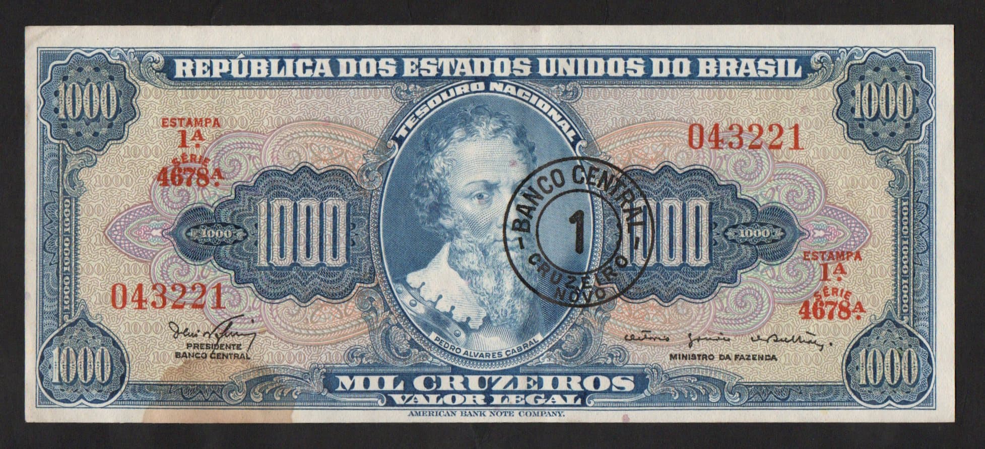 C121 - 1 CRUZEIRO NOVO - 1967 - Imagem 1
