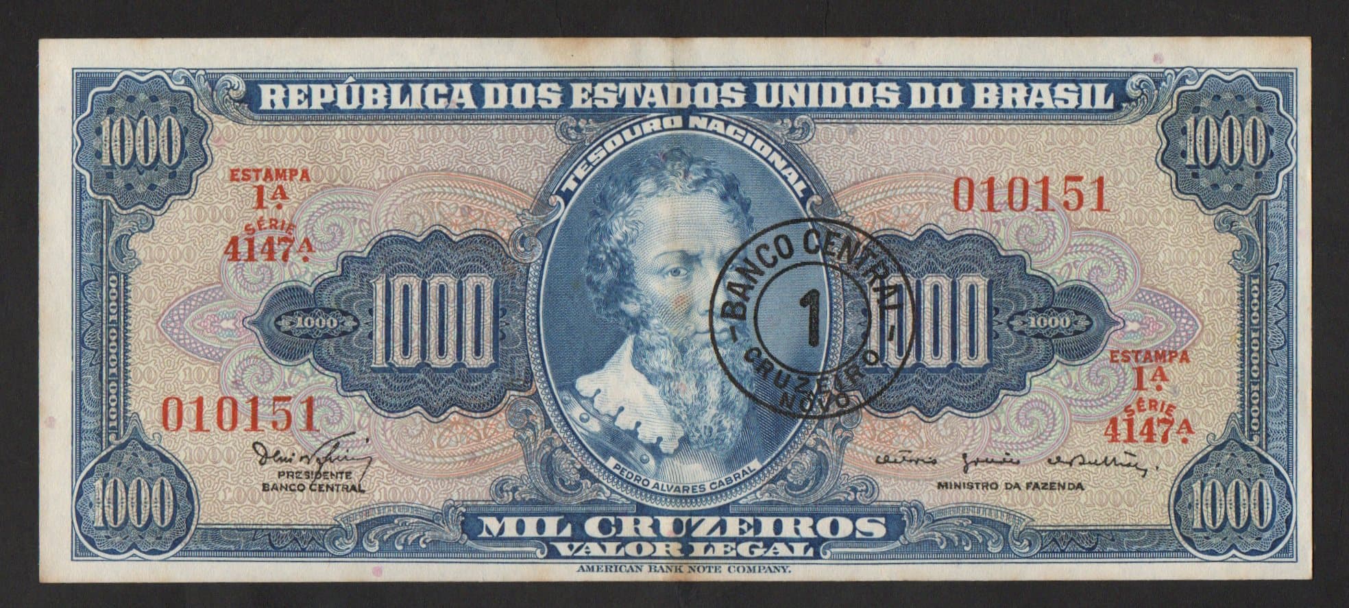 C121 - 1 CRUZEIRO NOVO - 1967 - Imagem 1