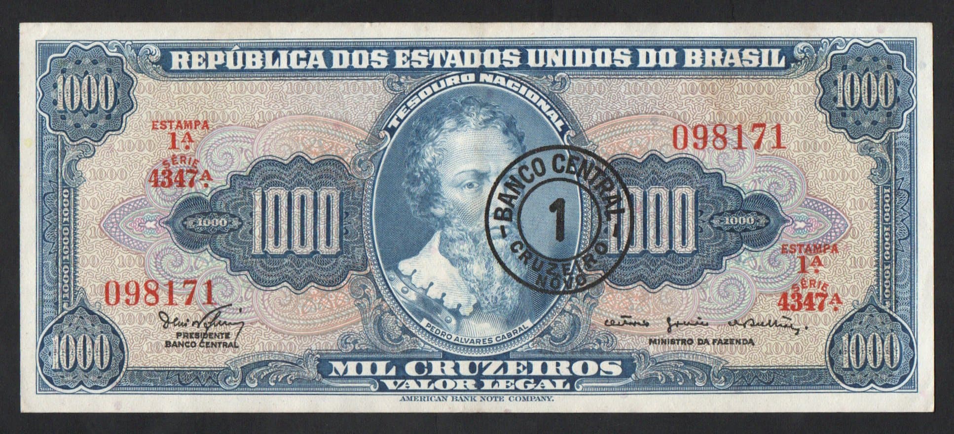 C121 - 1 CRUZEIRO NOVO - 1967 - Imagem 1
