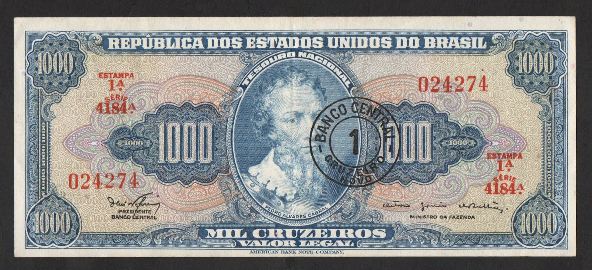 C121 - 1 CRUZEIRO NOVO - 1967 - Imagem 1
