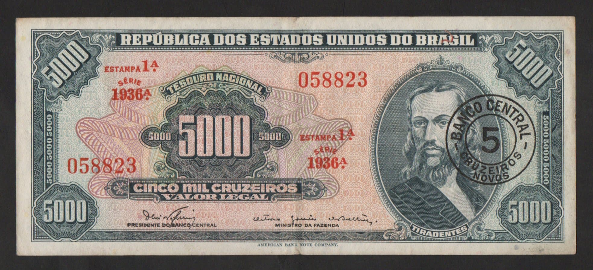 C123 - 5 CRUZEIROS NOVOS - 1967 - Imagem 1