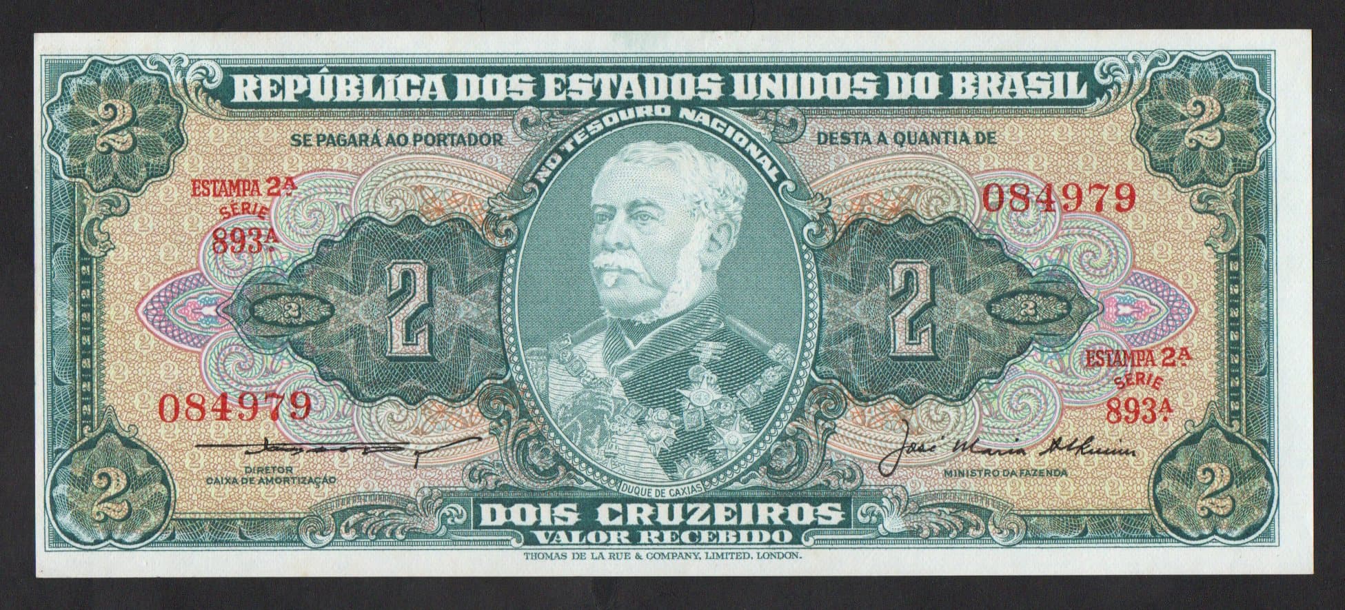 C063 - 2 CRUZEIROS - 1956 - Imagem 1