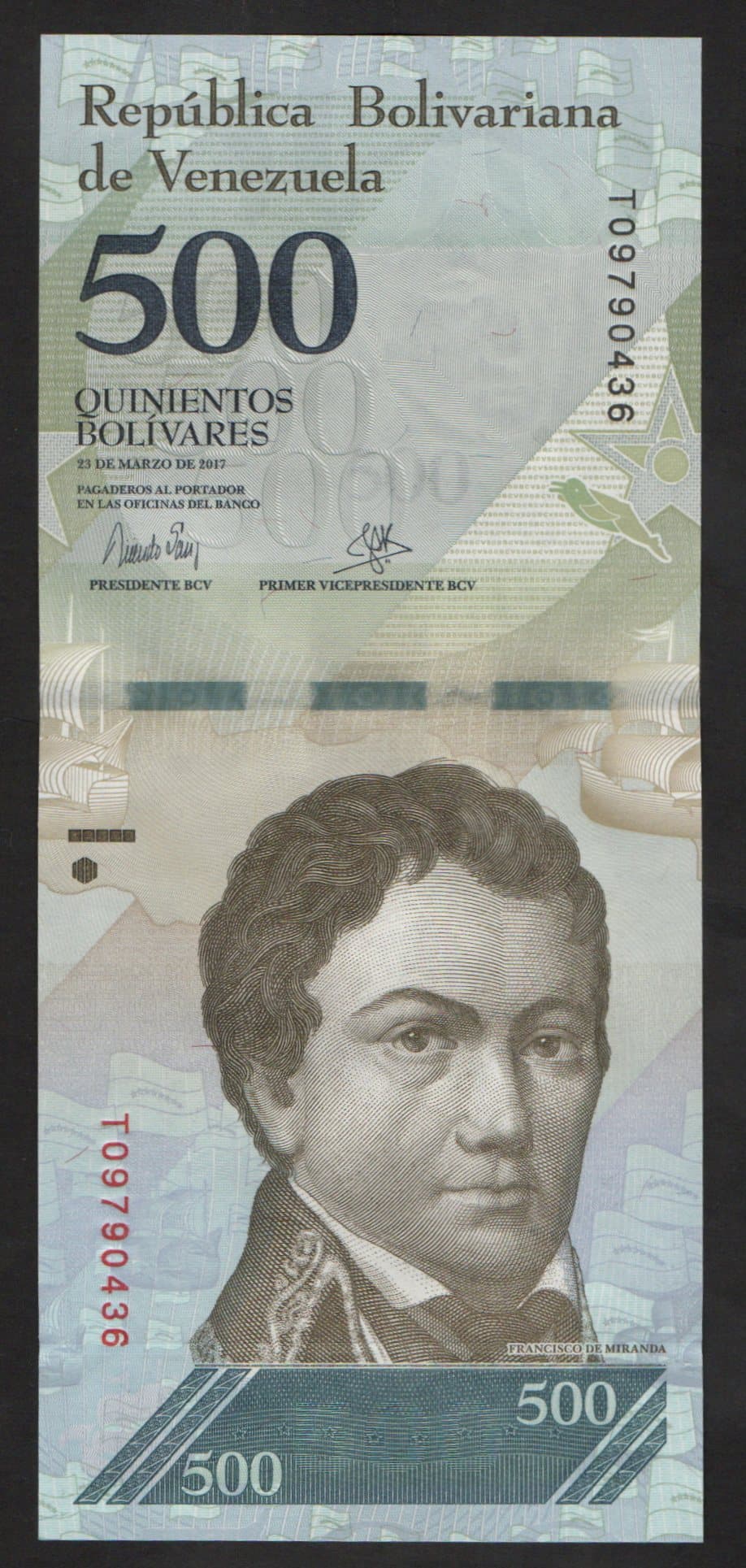 P#94 - 500 BOLIVARES - 2017