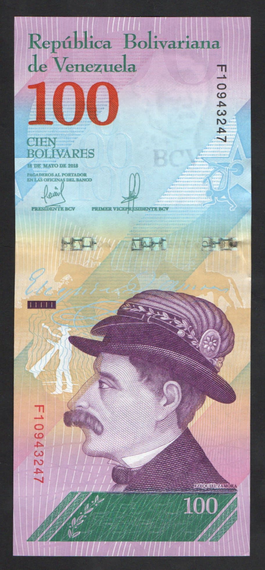 P#106 - 100 BOLIVARES - 2018
