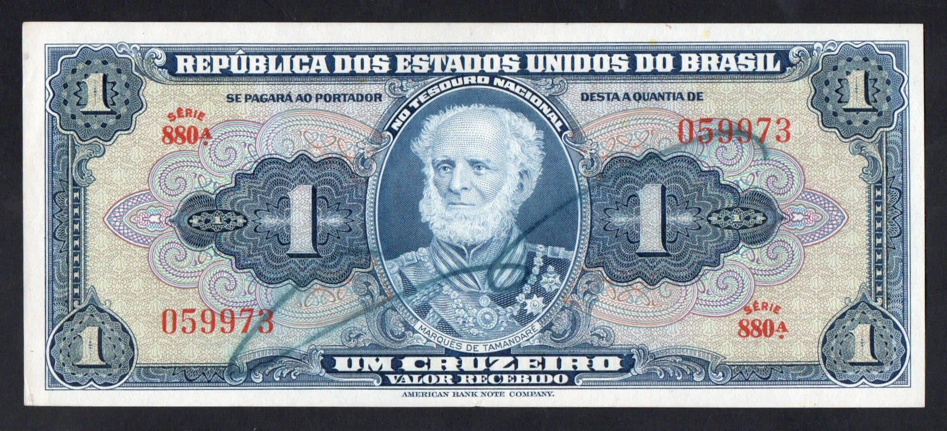 880 - 1 CRUZEIRO - 1944