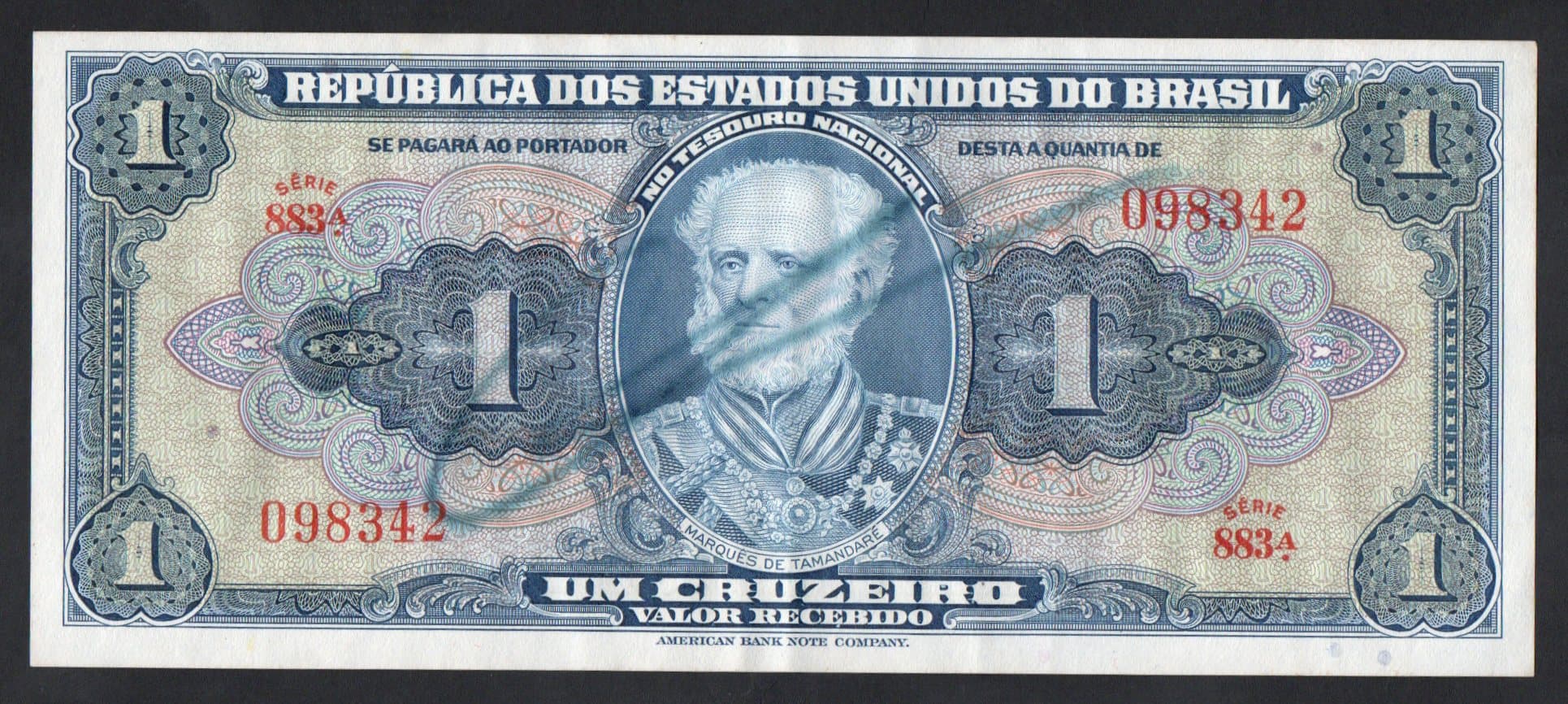 883 - 1 CRUZEIRO - 1944