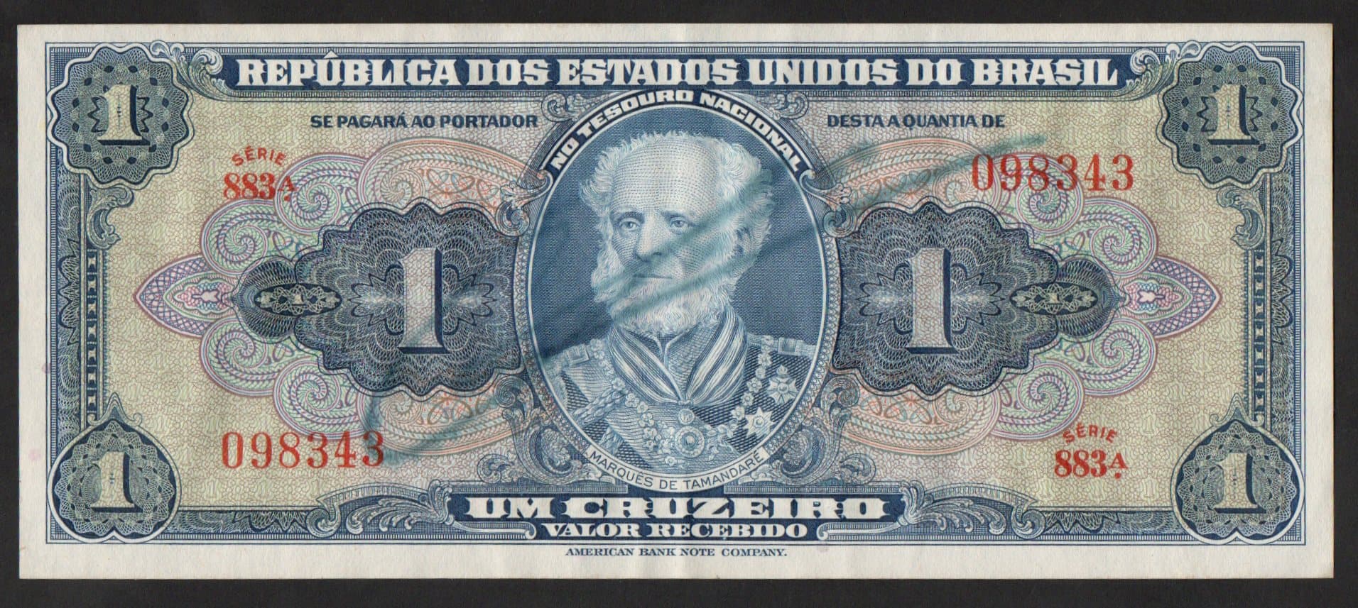 883 - 1 CRUZEIRO - 1944