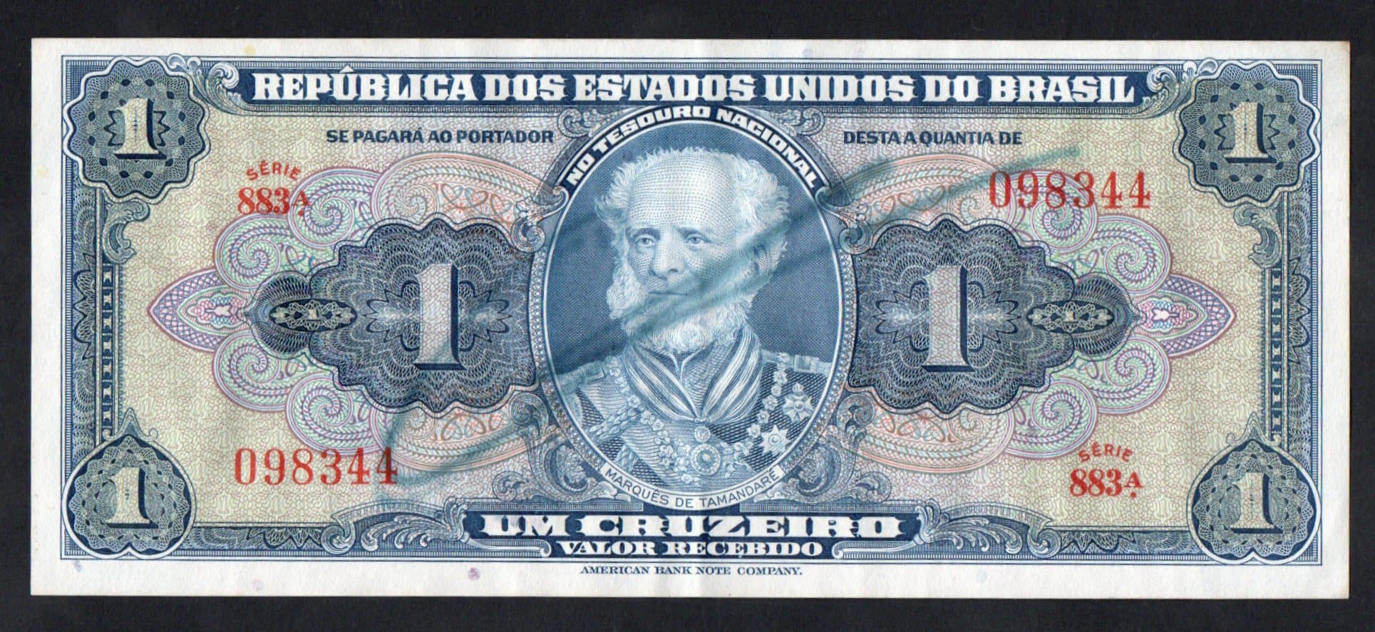 883 - 1 CRUZEIRO - 1944