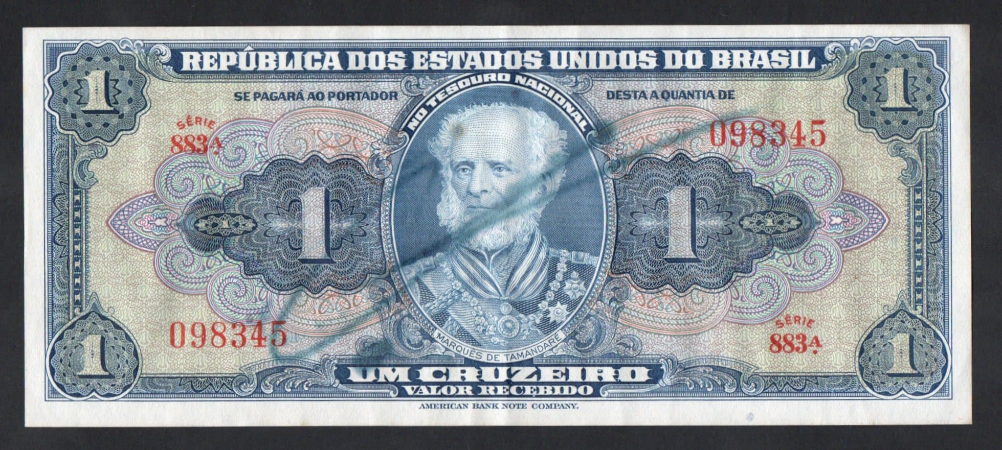 883 - 1 CRUZEIRO - 1944