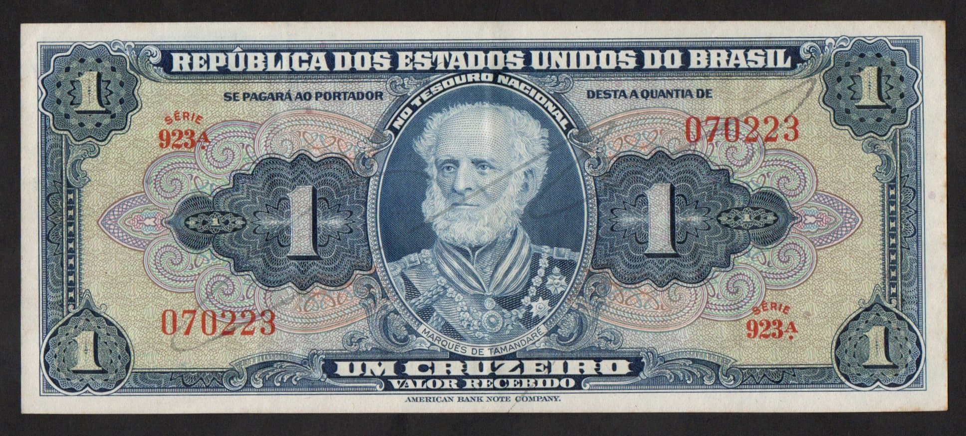923 - 1 CRUZEIRO - 1944