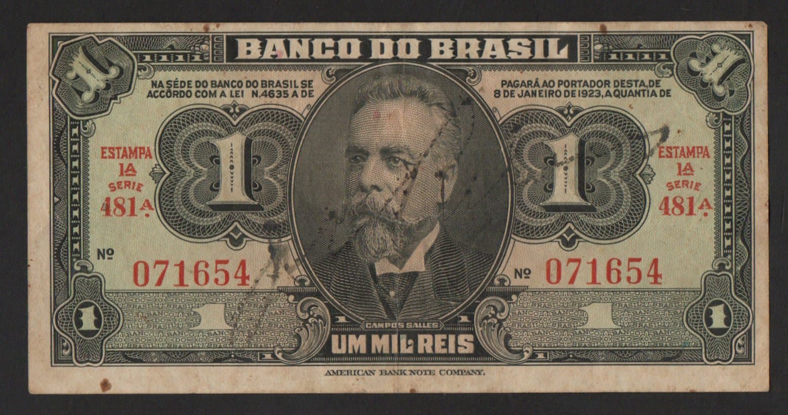 C001 - 1 CRUZEIRO - 1944