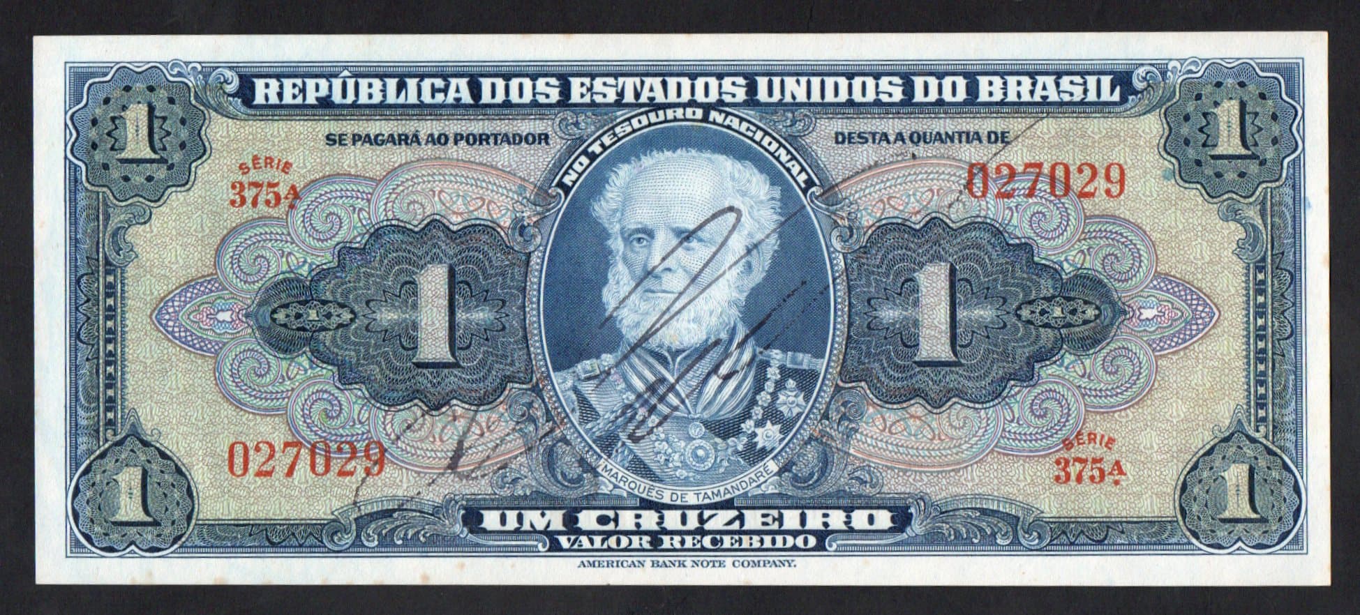 375 - 1 CRUZEIRO - 1944